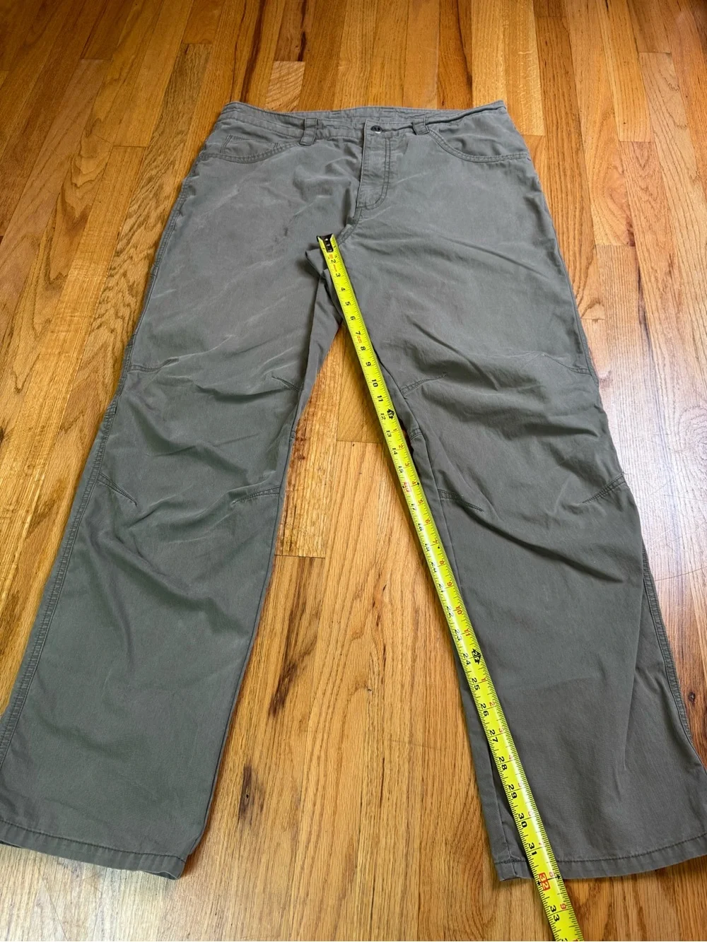Patagonia Tenpenny Pants Tan Khaki Men’s Size 36x 31 Organic Cotton 56840 READ